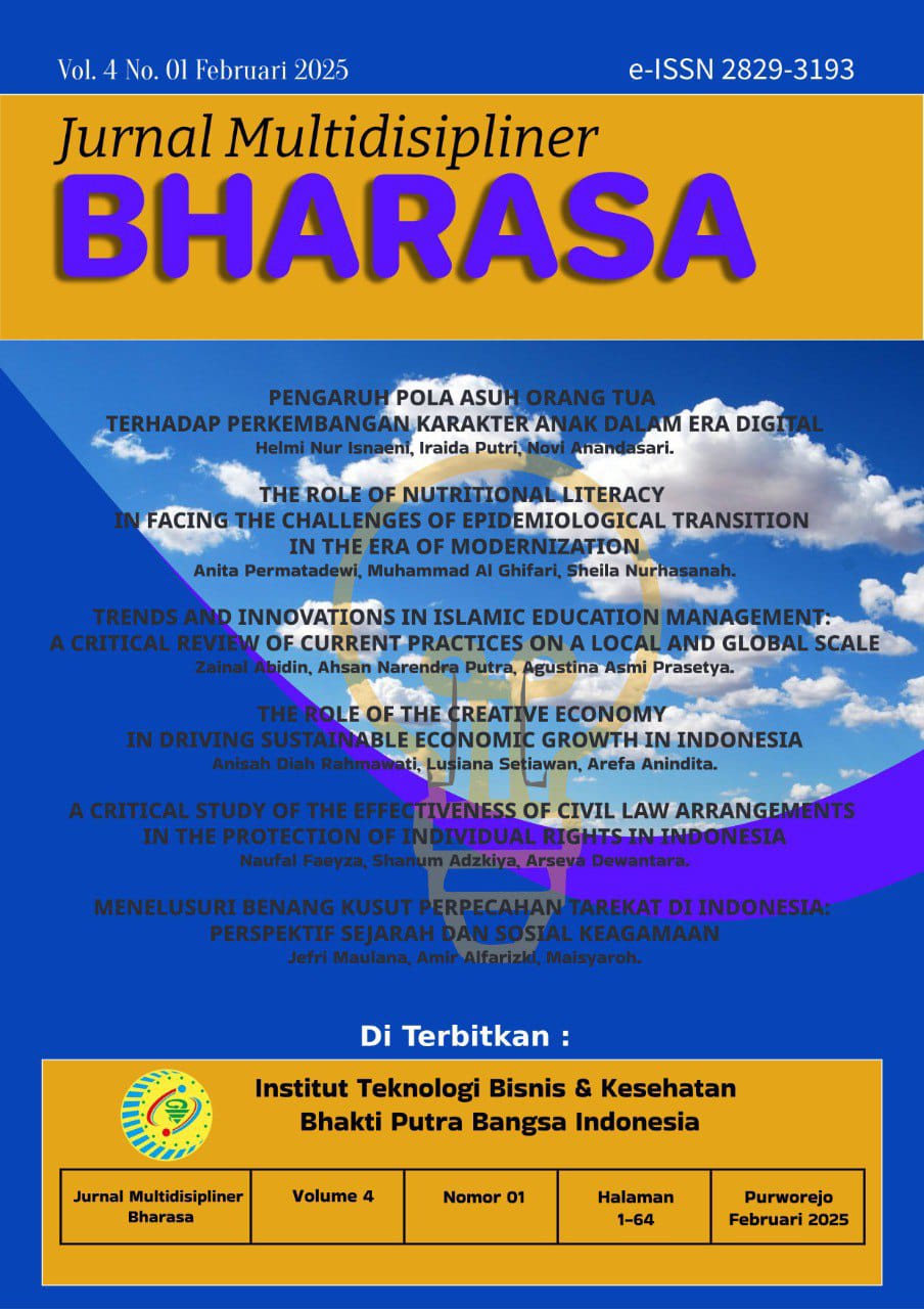 					View Vol. 4 No. 01 (2025): Jurnal Multidisipliner Bharasa
				